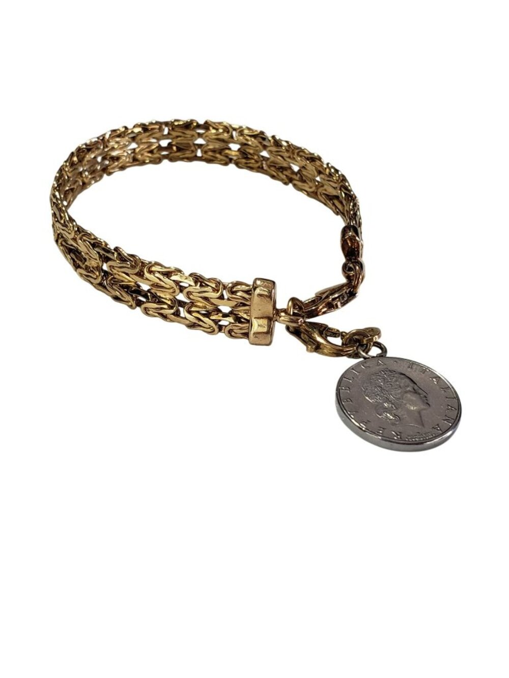 Itaor Made in Italy 925 Bracelet with Silver Coin Charm - Picture 13 of 14